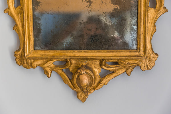 18th Century Gilt Wood and Gesso Wall Mirror