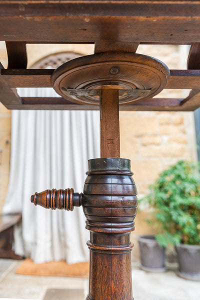 George III Mahogany Tilt Top Reading Table