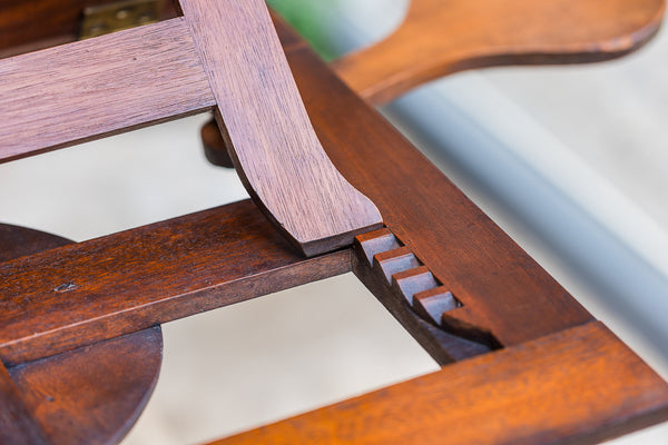 George III Mahogany Tilt Top Reading Table