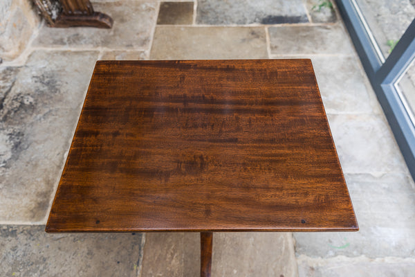 George III Mahogany Tilt Top Reading Table