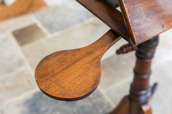 George III Mahogany Tilt Top Reading Table