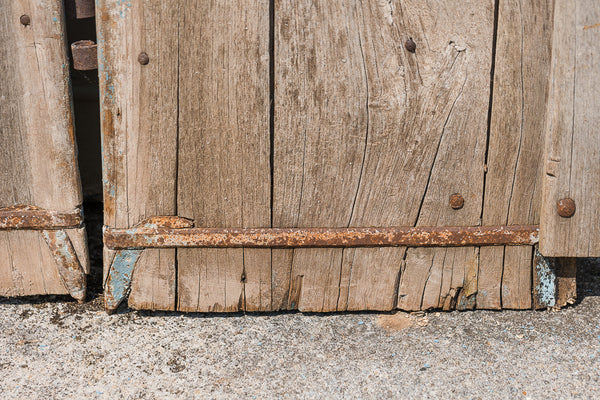 Pair of Indian Hardwood Doors