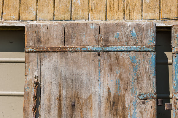 Pair of Indian Hardwood Doors