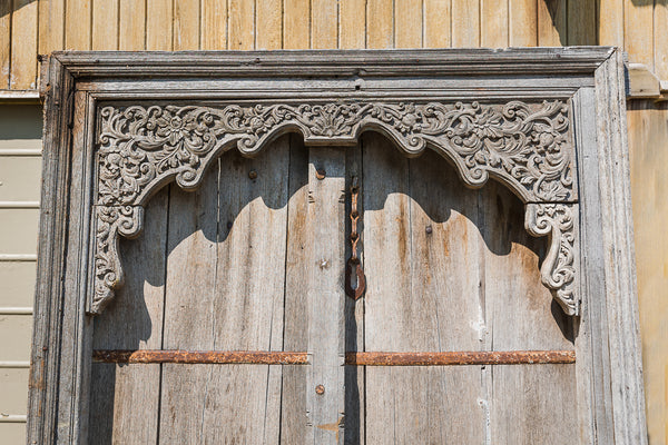 Pair of Indian Hardwood Doors