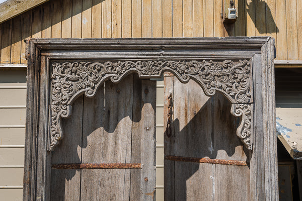 Pair of Indian Hardwood Doors