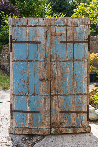 Pair of Indian Hardwood Doors