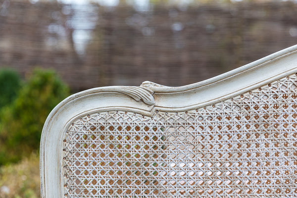 Louis XV Style White Painted Single Bed