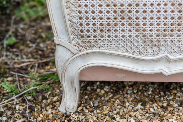 Louis XV Style White Painted Single Bed