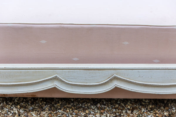 Louis XV Style White Painted Single Bed