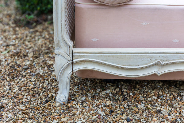 Louis XV Style White Painted Single Bed