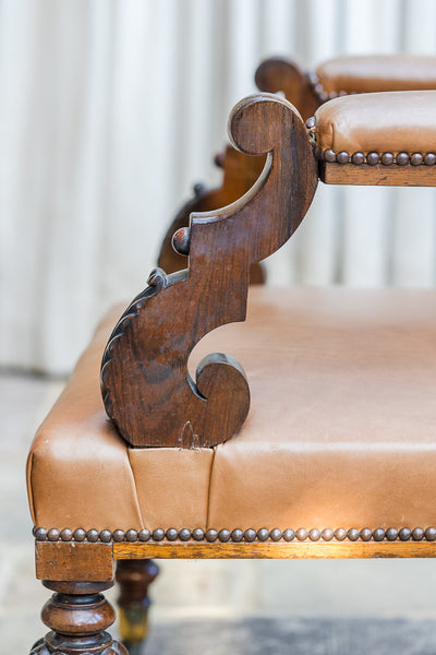 19th Century Rosewood Library Armchair