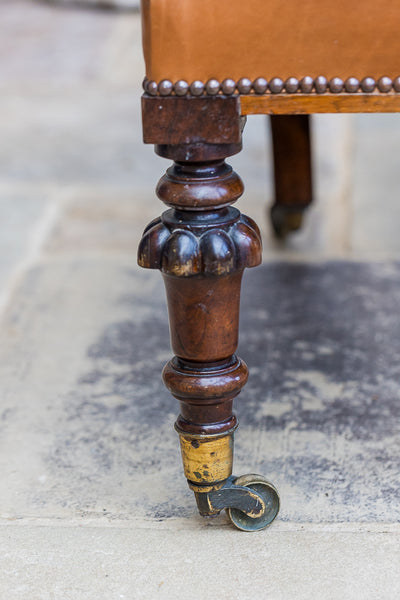 19th Century Rosewood Library Armchair