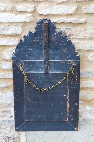 19th Century French Louis XIV Bronze Effect Mirror