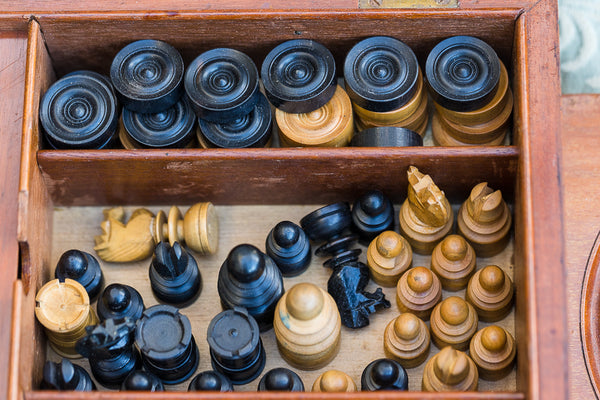 Nineteenth Century Walnut Cased Games Compendium