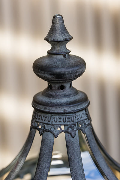 Metal Octagonal Tabletop Garden Lantern