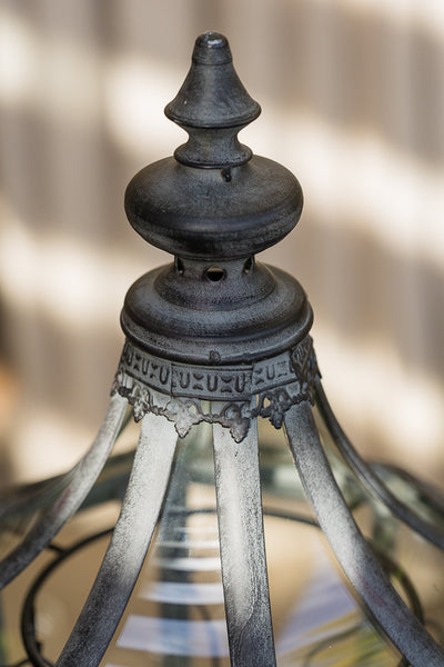 Metal Octagonal Tabletop Garden Lantern