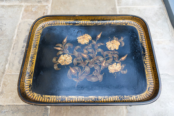 Regency Design Black Lacquer Table