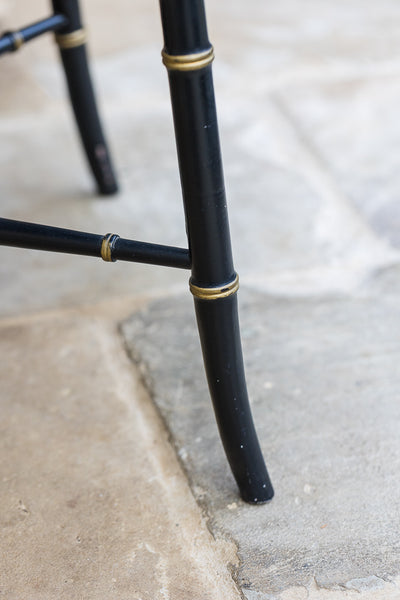 Regency Design Black Lacquer Table