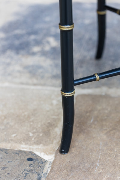 Regency Design Black Lacquer Table
