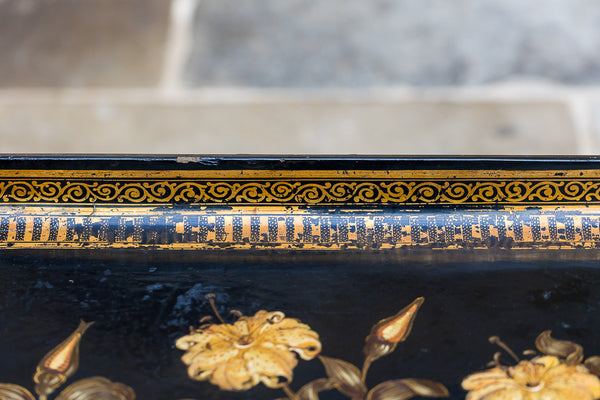 Regency Design Black Lacquer Table