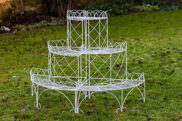 Victorian Painted Wirework Planters