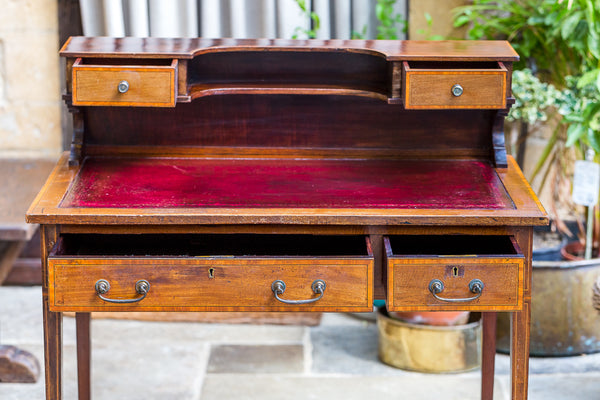 Nineteenth Century Leather Writing Table
