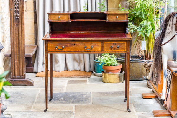 Nineteenth Century Leather Writing Table