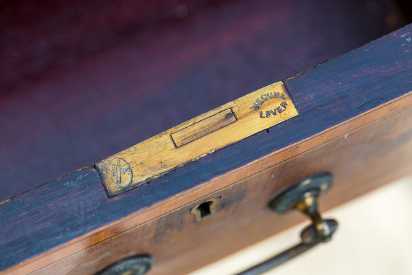 Nineteenth Century Leather Writing Table