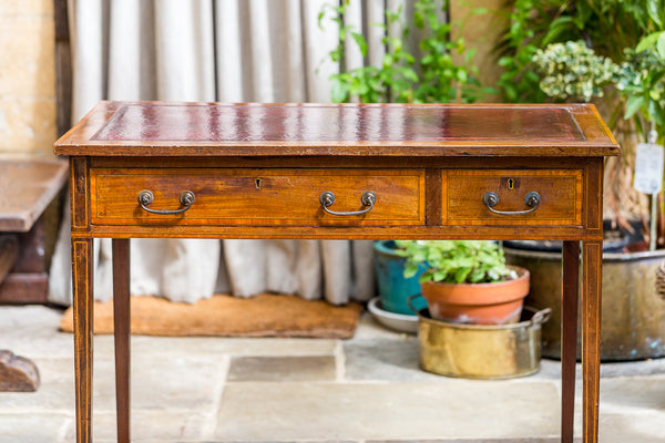 Nineteenth Century Leather Writing Table