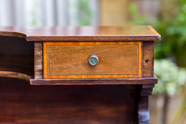 Nineteenth Century Leather Writing Table