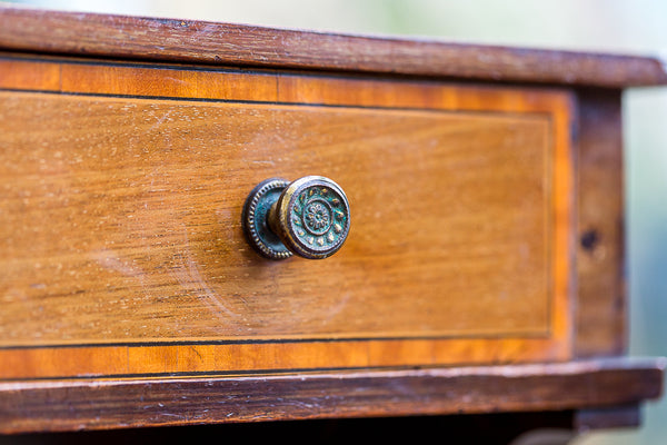Nineteenth Century Leather Writing Table