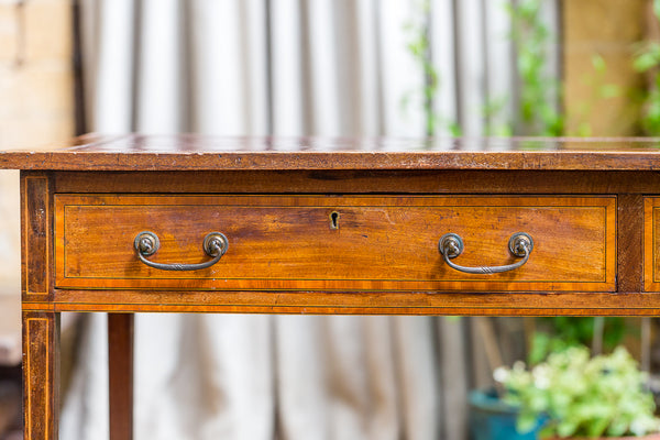 Nineteenth Century Leather Writing Table