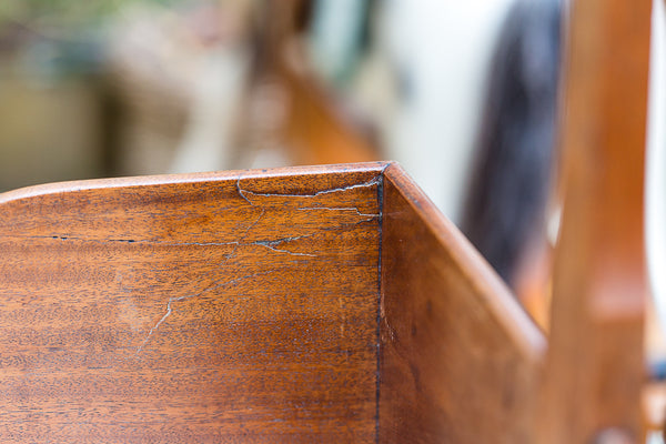 19th Century Canopied Child's Cradle
