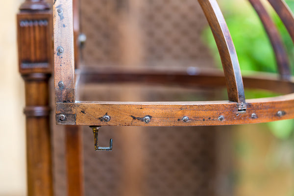 19th Century Canopied Child's Cradle