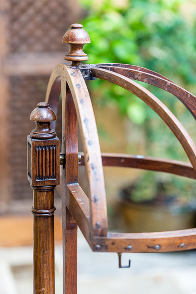 19th Century Canopied Child's Cradle