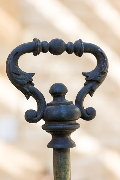 Nineteenth Century Brass and Metal Oil Standard Lamp