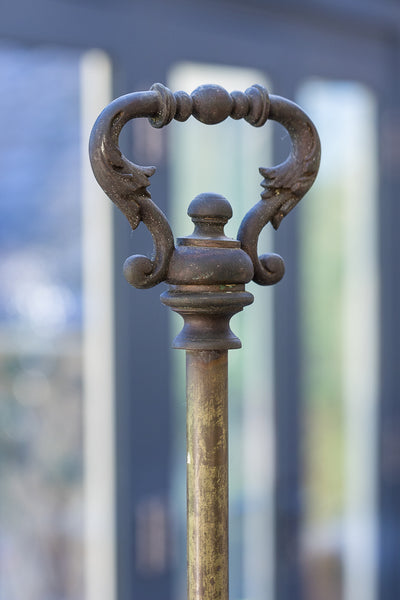 Nineteenth Century Brass and Metal Oil Standard Lamp