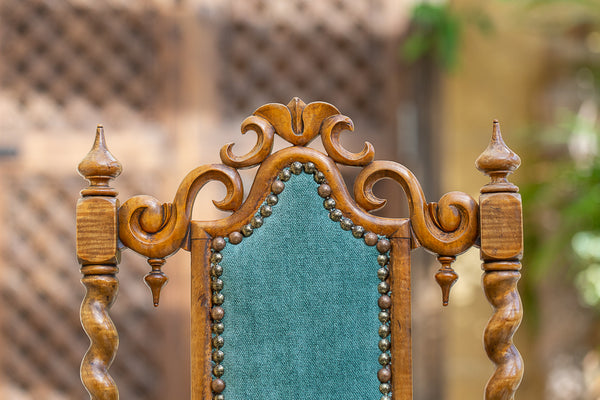 A Victorian Satinwood and Beech Bedroom Chair