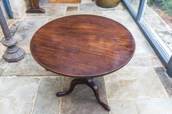 A George III Mahogany Tripod Table
