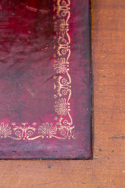 Nineteenth Century Leather Writing Table