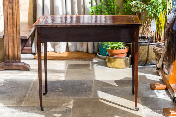 Nineteenth Century Leather Writing Table