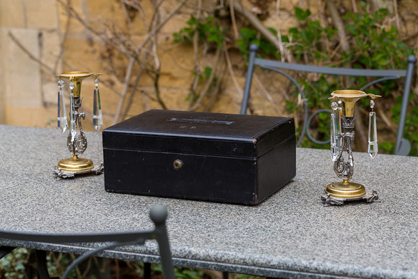 Offbeat Interiors - Leather Correspondence Box