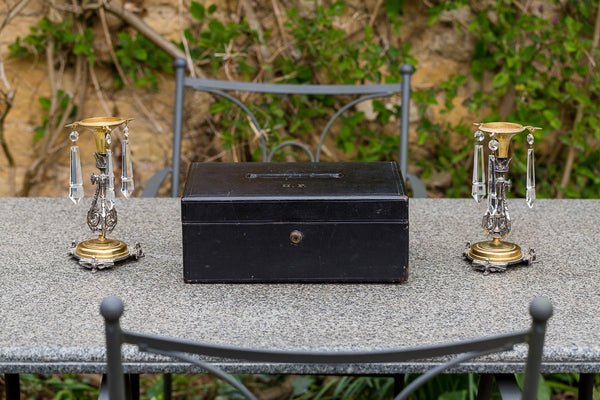 Offbeat Interiors - Leather Correspondence Box