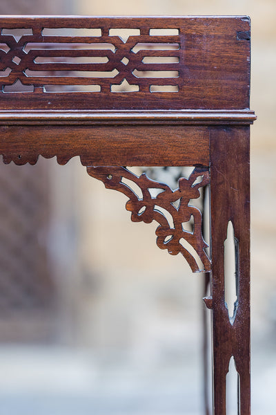Nineteenth Century Mahogany Chinese Chippendale Side Tables