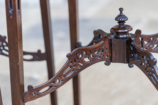 Nineteenth Century Mahogany Chinese Chippendale Side Tables