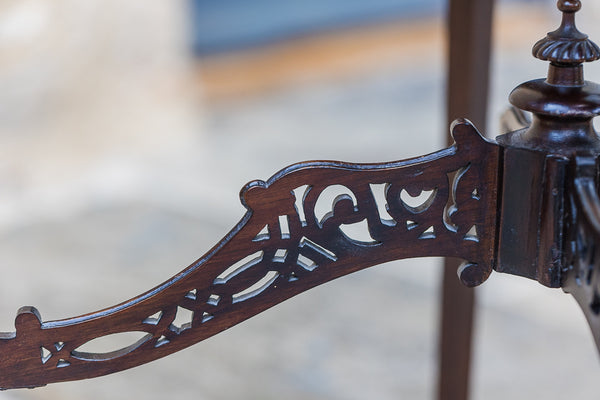 Nineteenth Century Mahogany Chinese Chippendale Side Tables