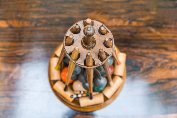 Victorian Mahogany Table Croquet Set