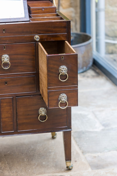 George III Dressing Cabinet and Washstand