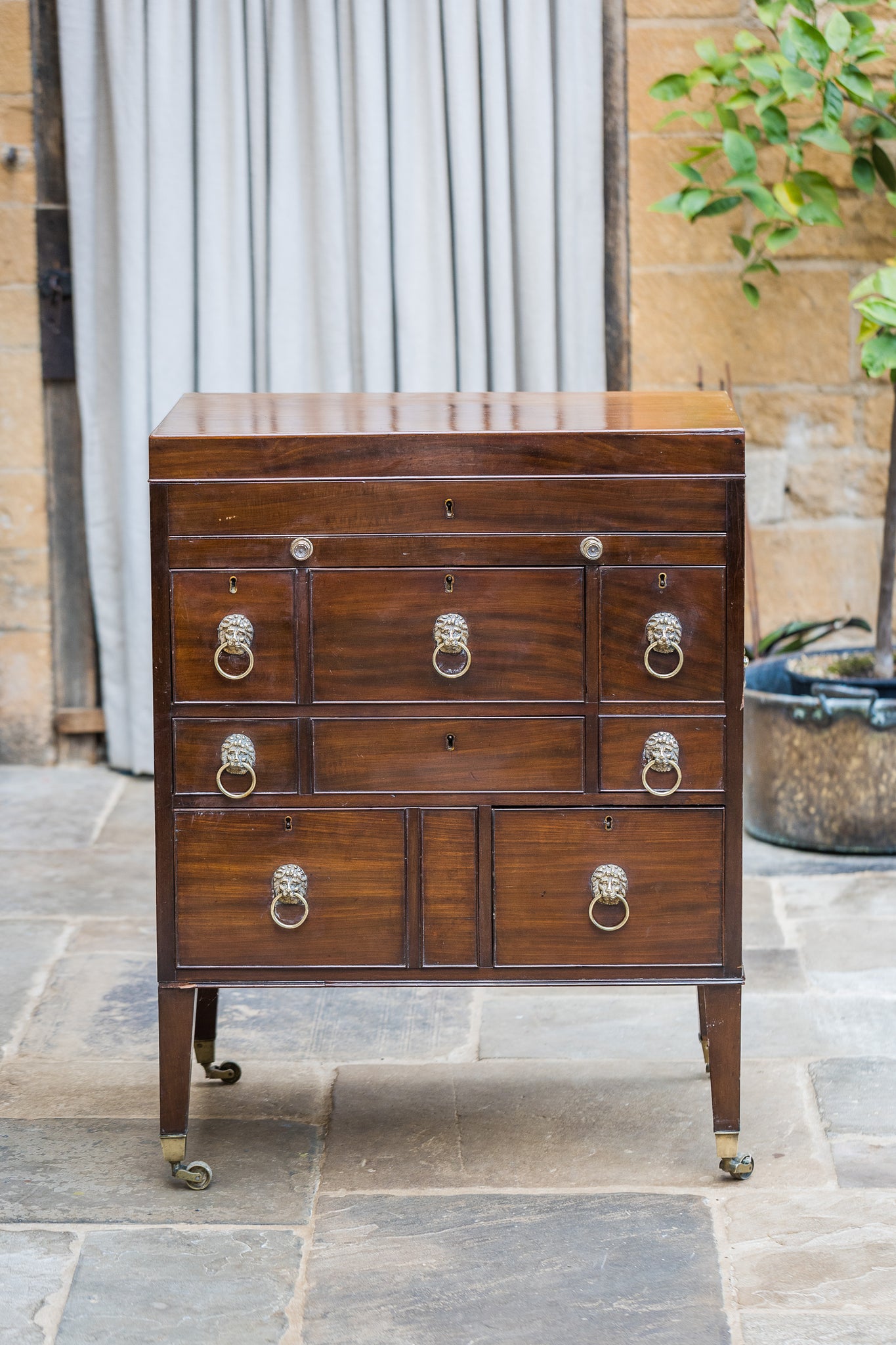 George III Dressing Cabinet and Washstand