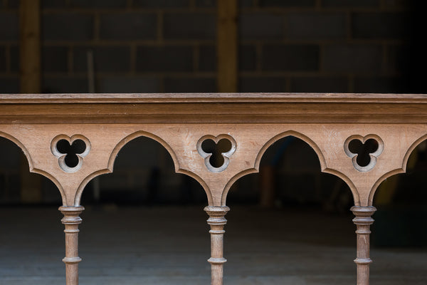 Gothic Oak Altar Railing